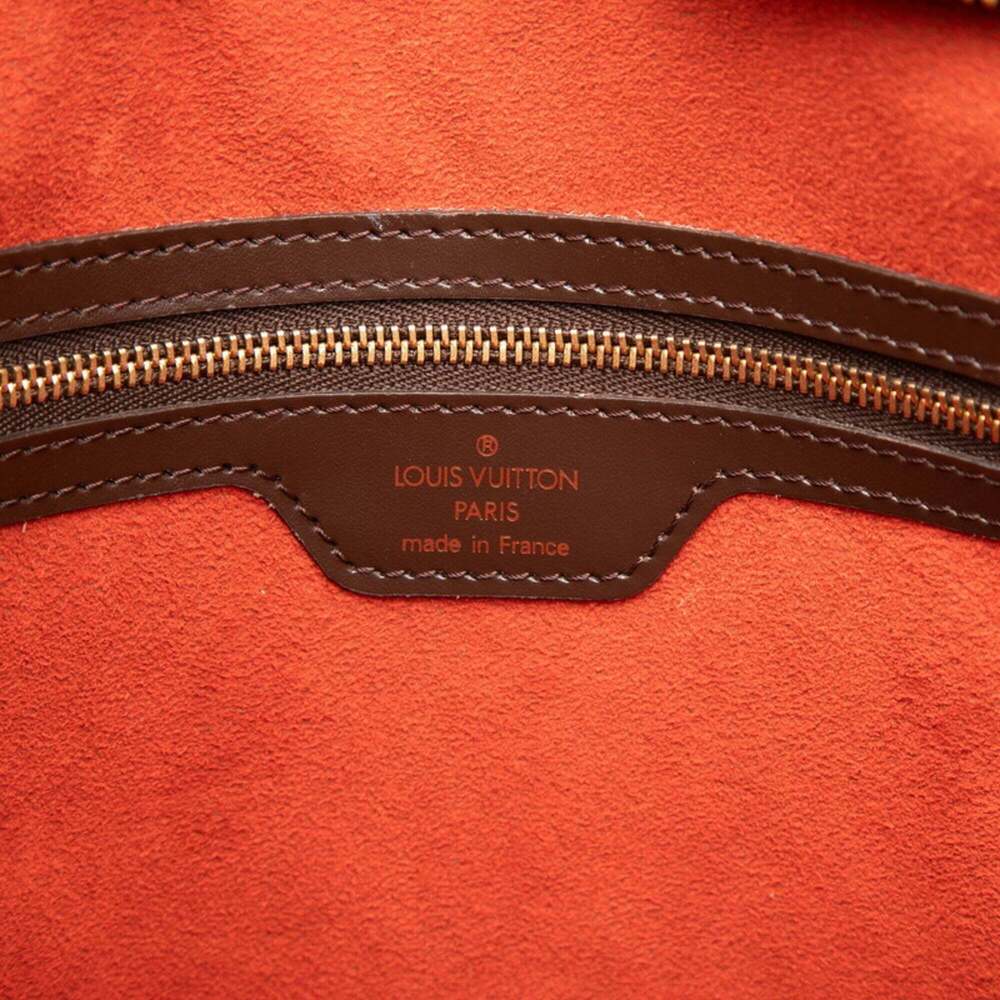 LOUIS VUITTON Brown Damier Leather Tote Bag - Picture 5 of 6